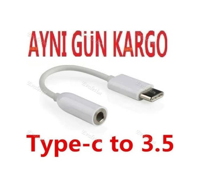 Type C To 3.5Mm Kulaklık Çevirici 4417A Dönüştürücü Adaptör Ses