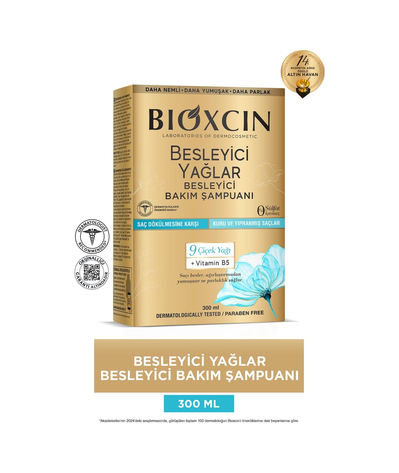 Bioxcin Besleyici Yağlar Onarıcı Bakım Şampuanı 300 Ml - Sülfatsız Kuru Ve Yıpranmış Saçlar Dökülme Karşıtı