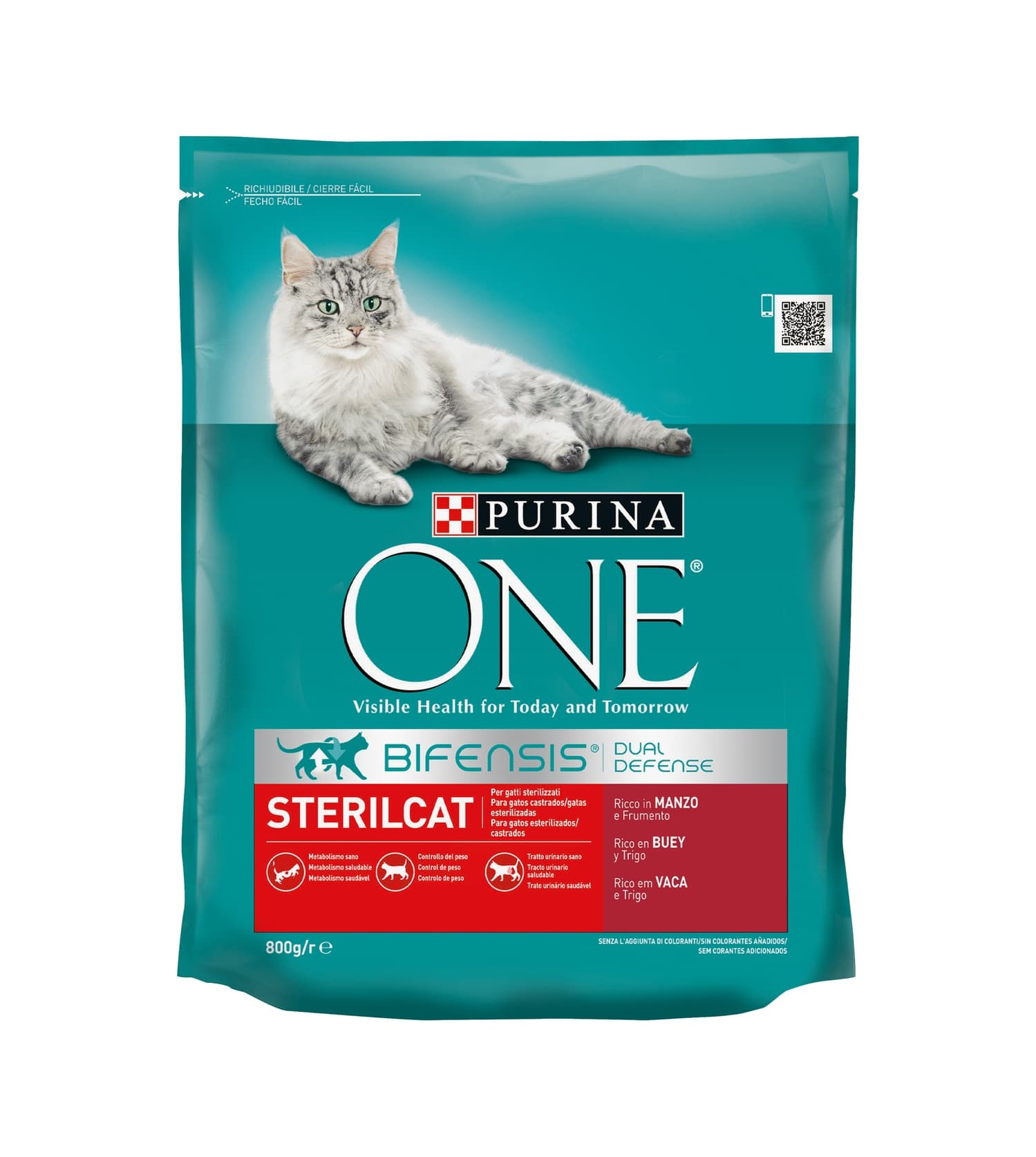 Purina One Sığır Etli Kısırlaştırılmış Yetişkin Kedi Maması 800 G
