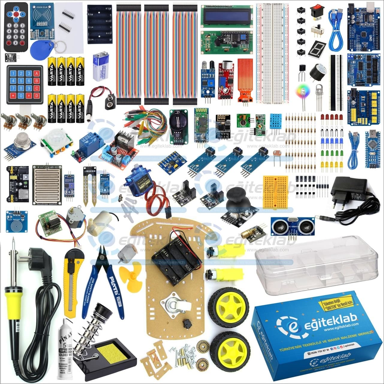 Arduino Mega Premium Sensör Eğitim Seti
