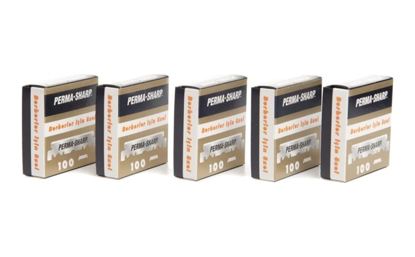 Gillette Perma Sharp Berberler İçin Özel Yarım Jilet 5 x 100 Adet