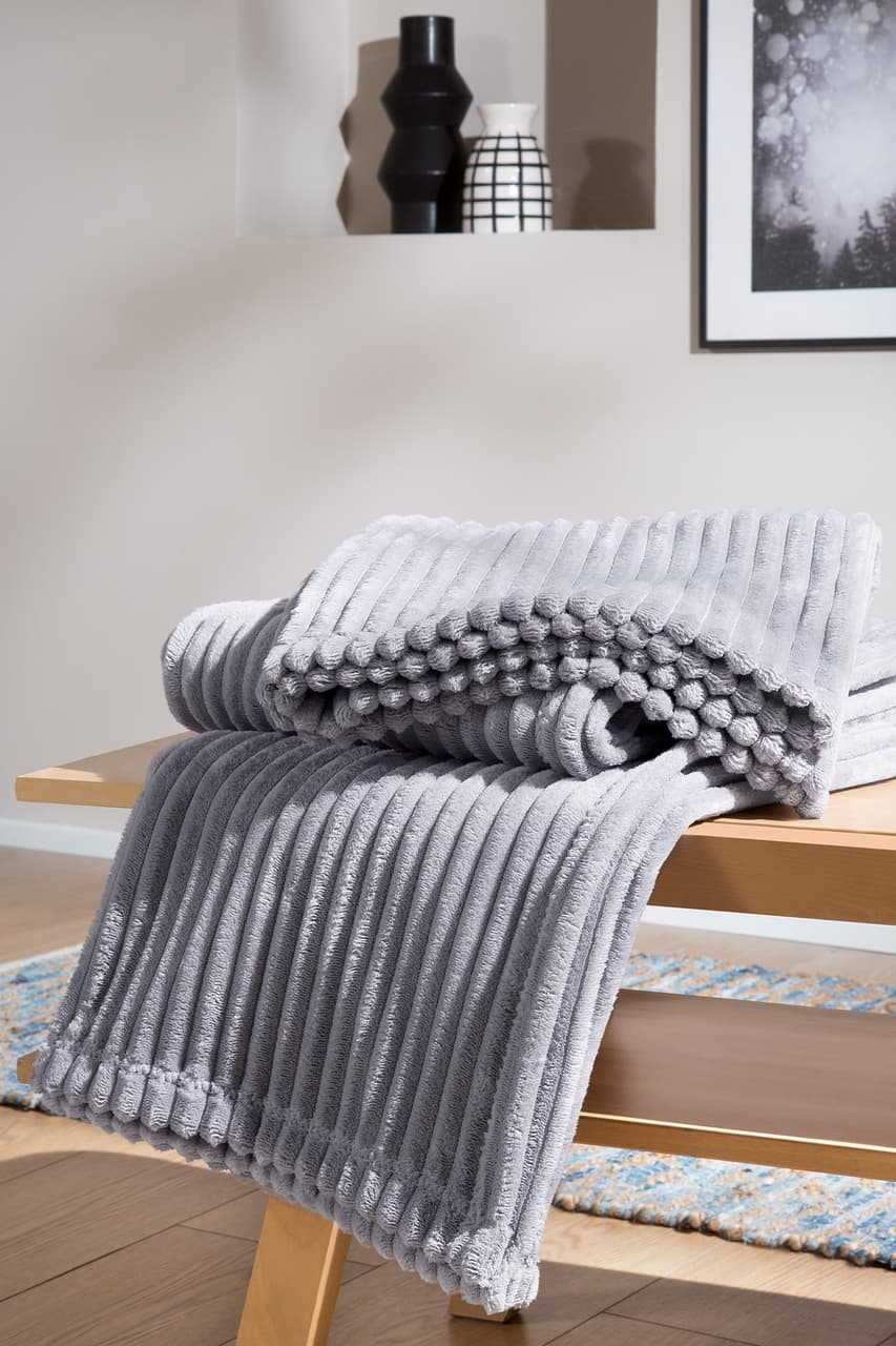 Yataş Bedding Holly Wellsoft TV Battaniyesi 140x190 CM - Gri