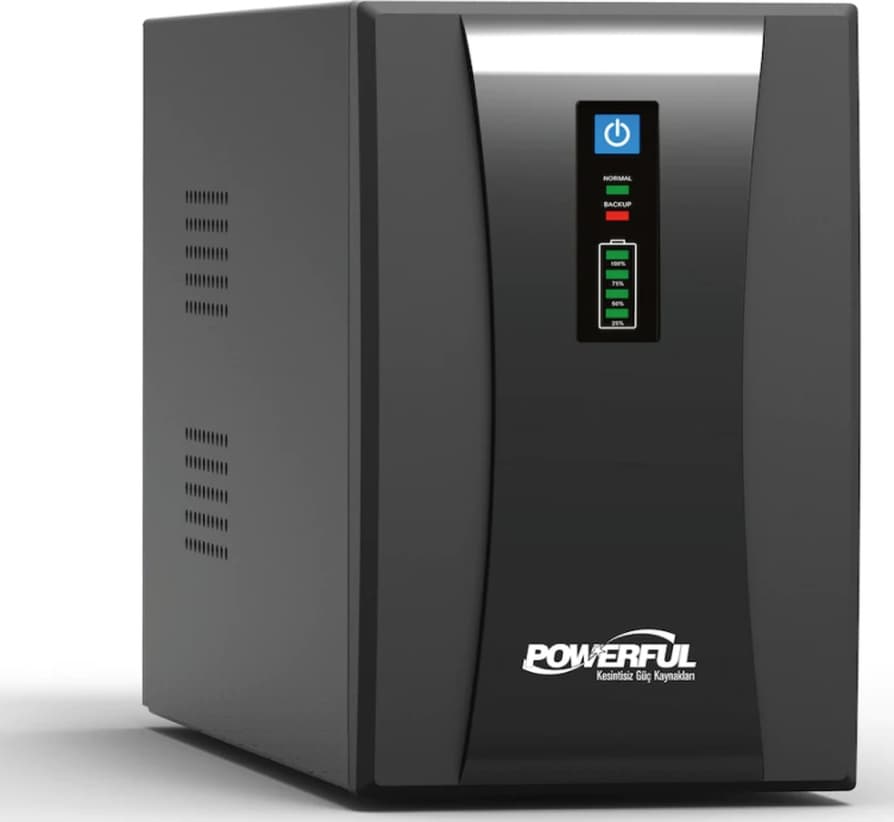 Powerful SLE–1000 1000VA Line İnteractive Ups Kesintisiz Güç Kaynağı