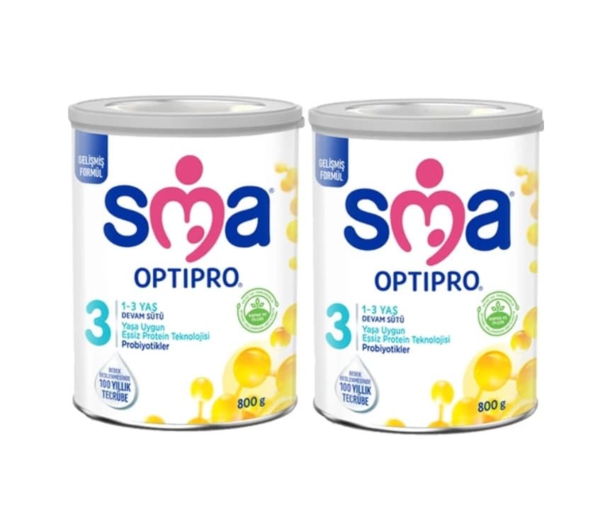 Sma Optipro 3 Çocuk Devam Sütü 800 G 2 Adet