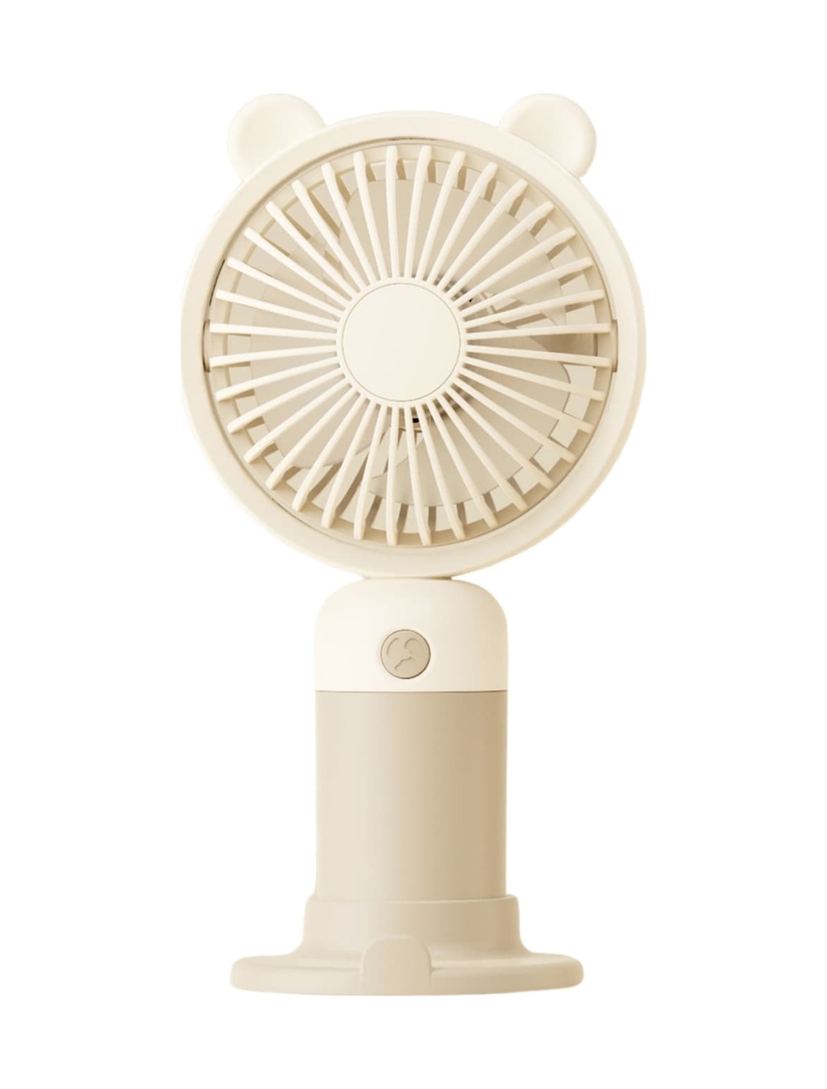 Taşınabililir Mini Usb Şarjlı 3 Kademeli El Masaüstü Vantilatör Fan Soğutucu Ym88216 Kahverengi Açık