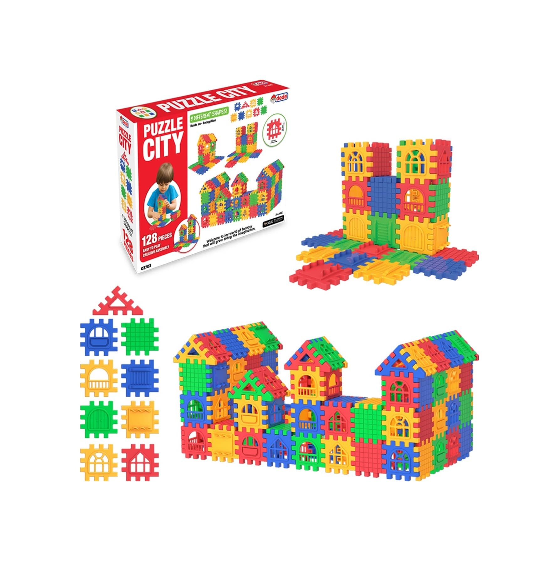 Puzzle City 128 Parça