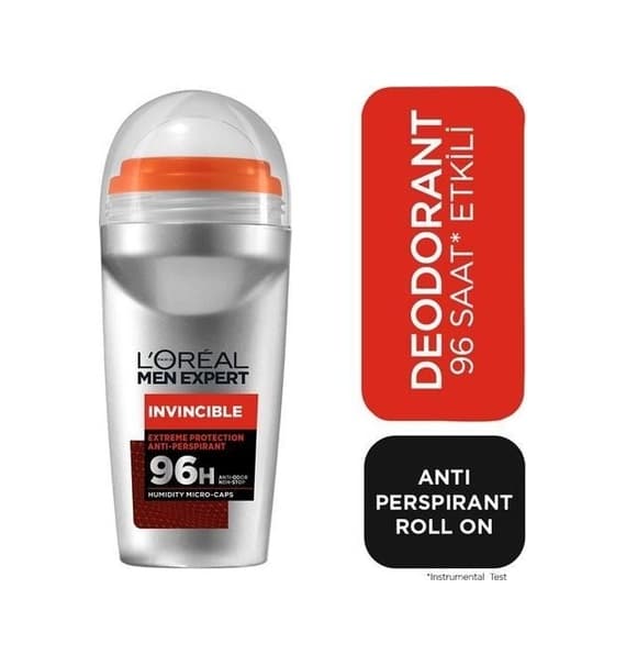 L'Oreal Paris Men Expert Invincible 96H Erkek Roll-On 50 ML