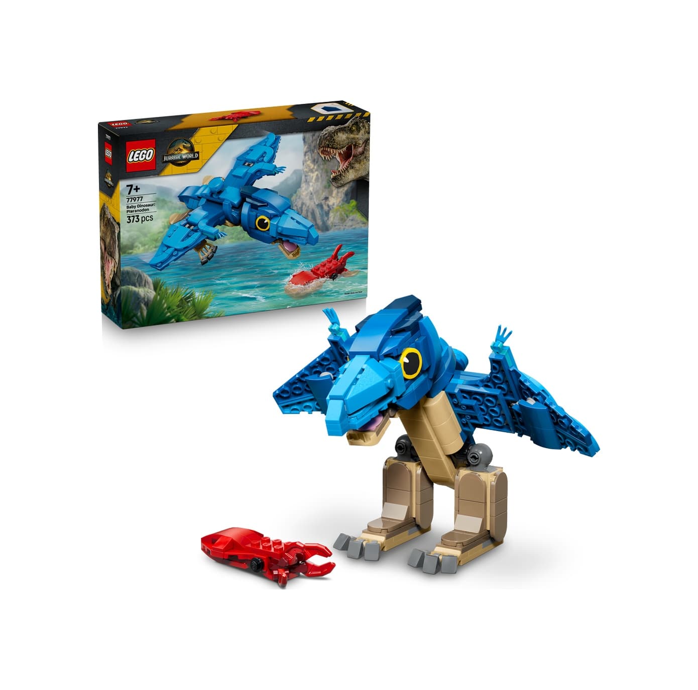 LEGO® Jurassic World Yavru Dinozor: Pteranodon 77977 - 7 Yaş ve Üzeri Çocuklar için Kalamar İçeren Oyuncak Yapım Seti (373 Parça)