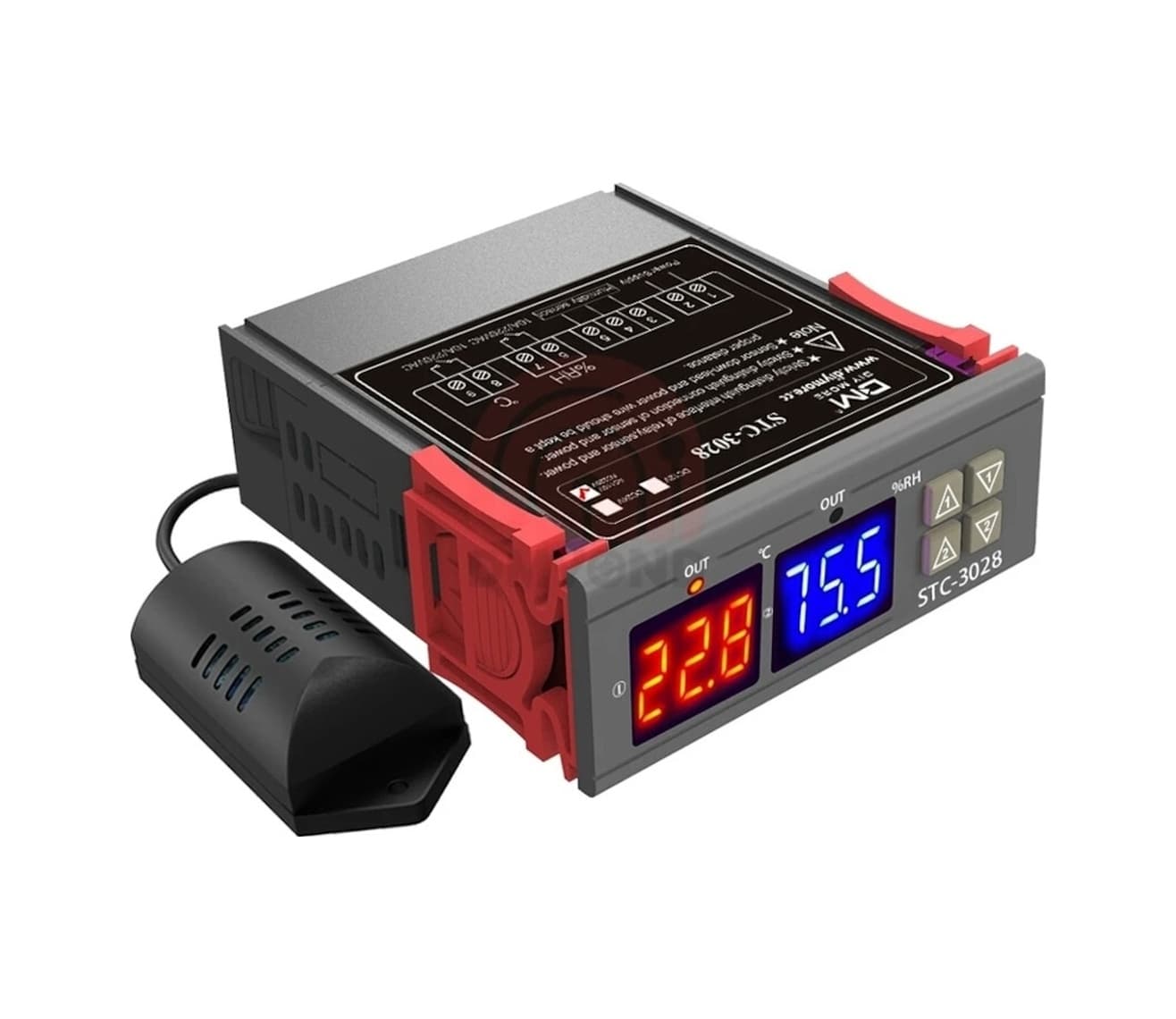 Stc-3028 Isı Ve Nem Ölçer Termostat Çift Ekran 220V N11.3811