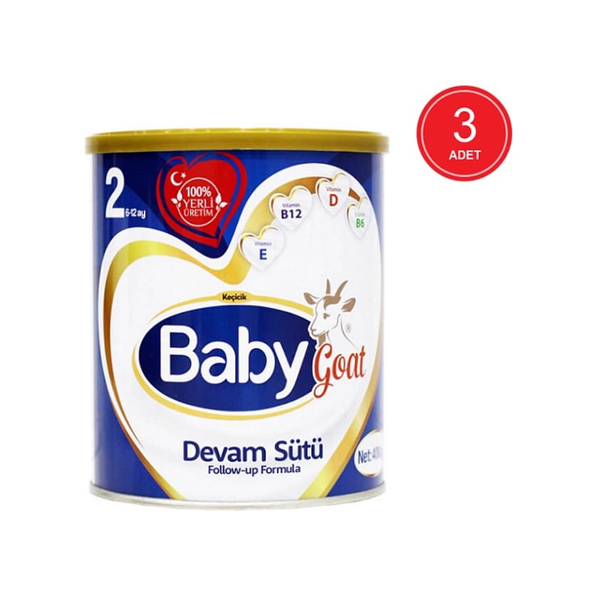 Baby Goat 2 Devam Sütü 400 G 3 Adet
