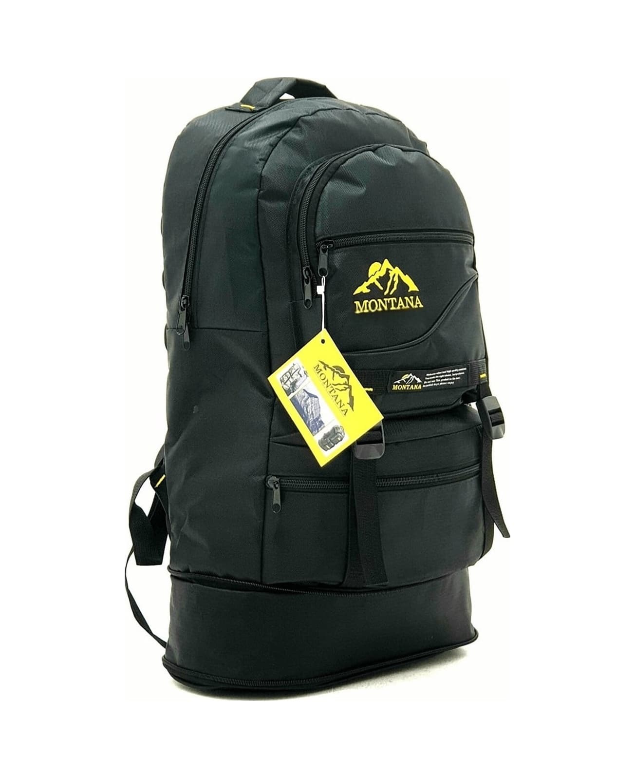 Montana Trekking Sırt Çantası 65 L Siyah