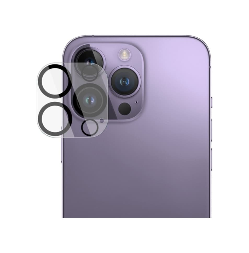 Ally Apple iPhone 15 Pro Uyumlu -15 Pro Max Full Tempered Kamera Lens Koruma C