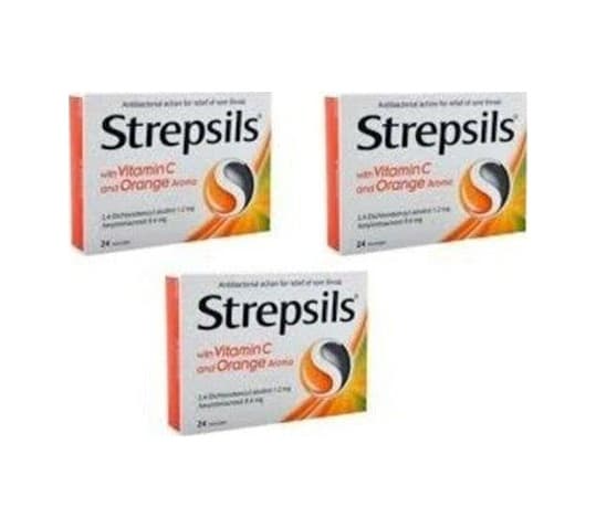 Strepsils Vitamin C Portakal Aromalı 24 Adet x 3 Kutu