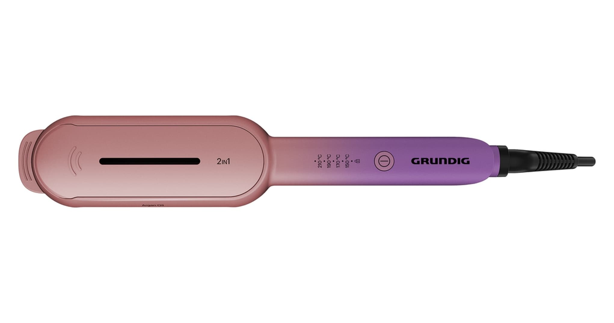 Grundig Hs 8331 Botanika Twist 2in1 Saç Düzleştirici Ve Wag Maşası Pembe