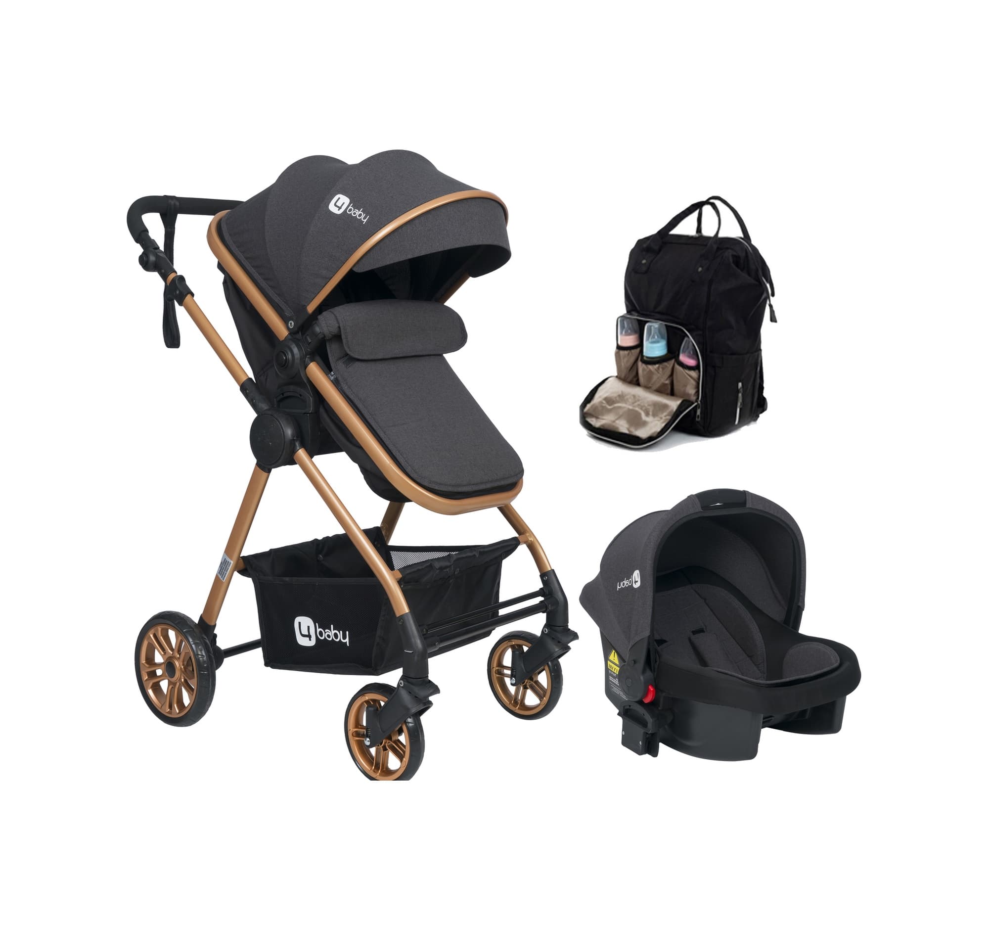 4 Baby Esse Gold Travel Bebek Arabası Puset + Çanta