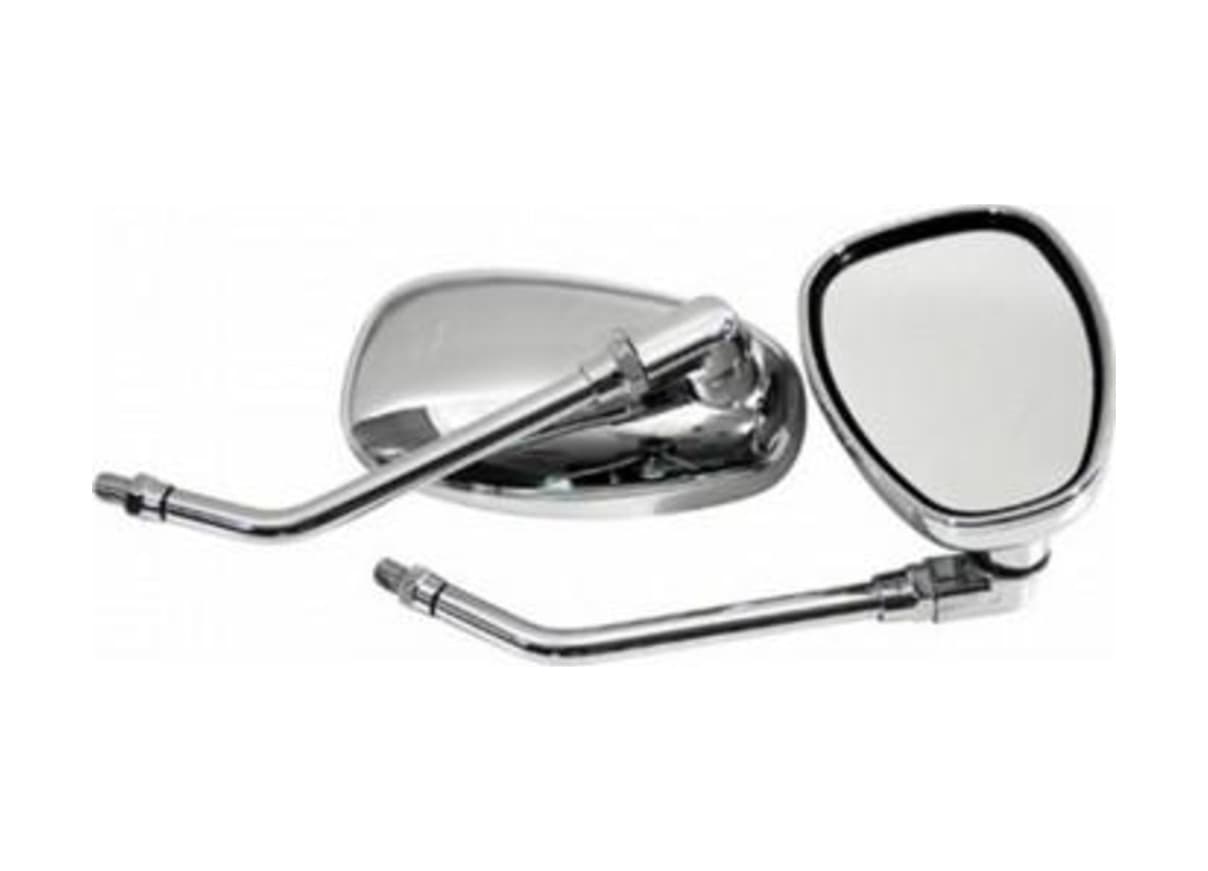 Motosiklet 10 Mm Krom Ayna [Uzun Bacak] Takım Cg, Kt , Agk Qy-151