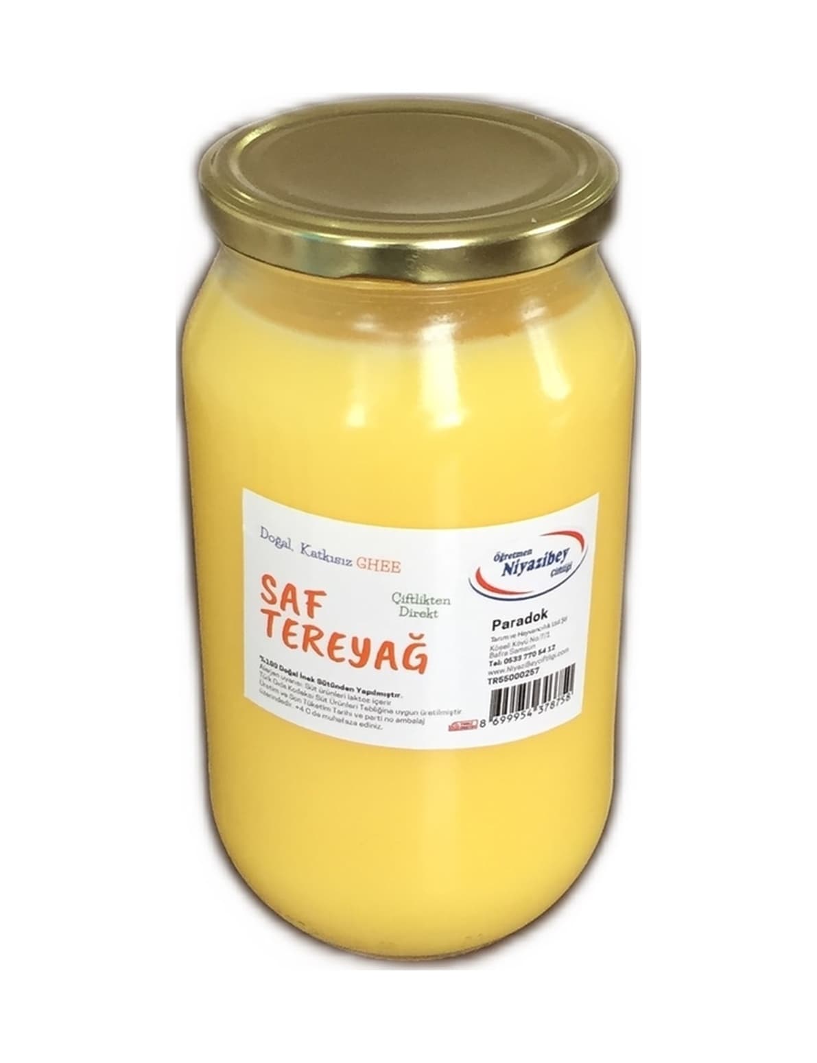 Niyazibey Çiftliği Ghee Saf Tereyağı Sadeyağ 950 G