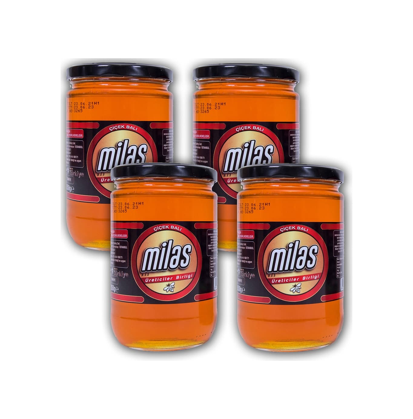 Milas Üreticiler Birliği Çiçek Balı 4 x 850 G