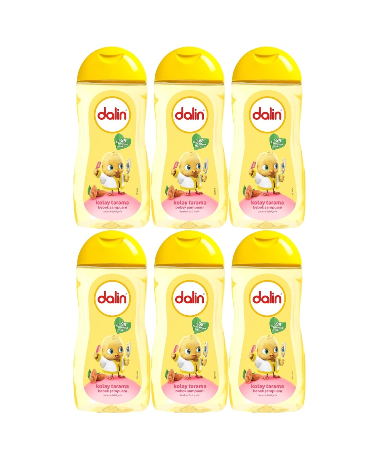 Dalin Bebek Kolay Tarama Şampuanı 200 ML 6'lı Set