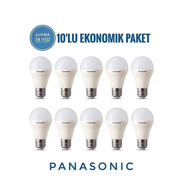 Panasonic 8.5 W - 60 W Led Ampul Beyaz Işık 10 Adet
