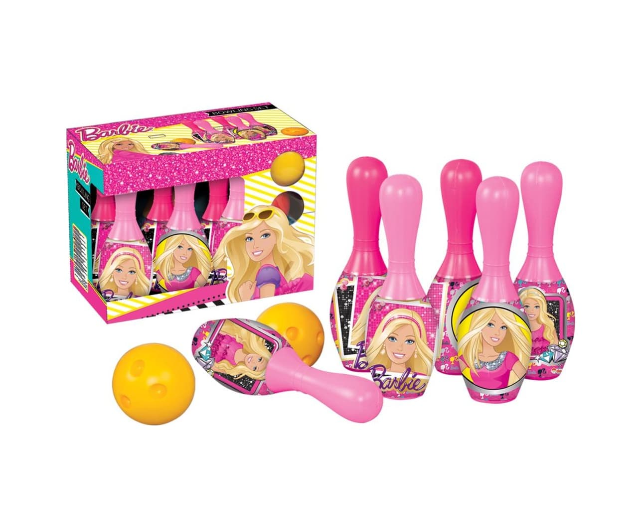 Fen Toys Barbie Bowling Seti Pembe