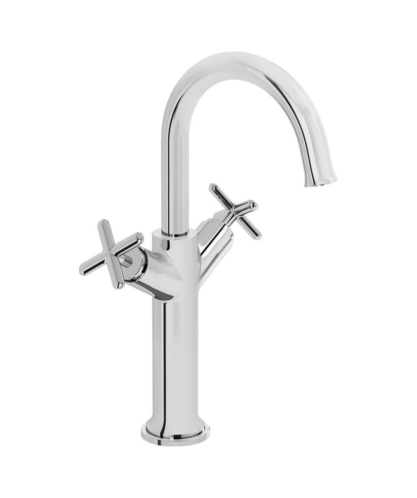 VitrA Origin Classic A42886 Çift Kumandalı Çanak Lavabo Bataryası Krom