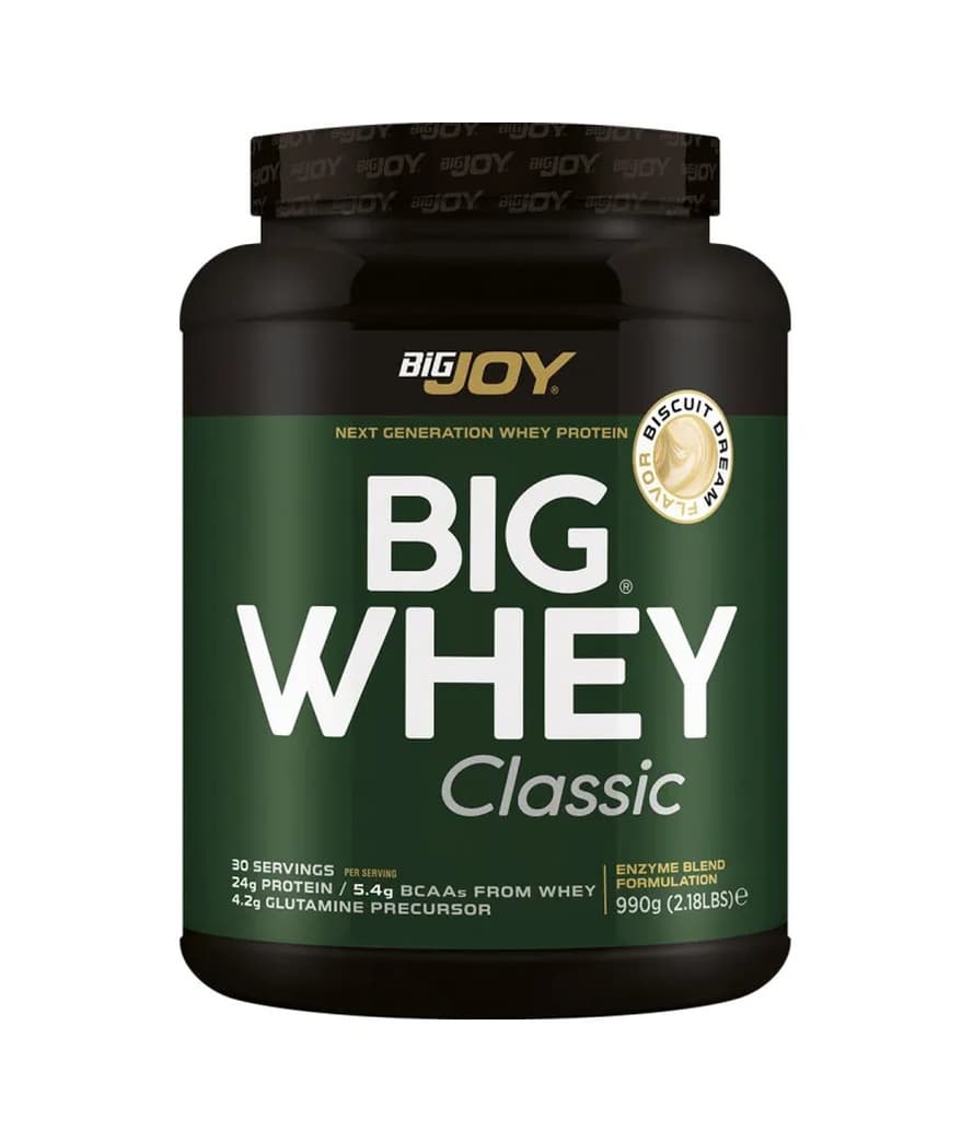Bigjoy BIGWHEY Whey Protein Classic 990g 30 Servis Bisküvi