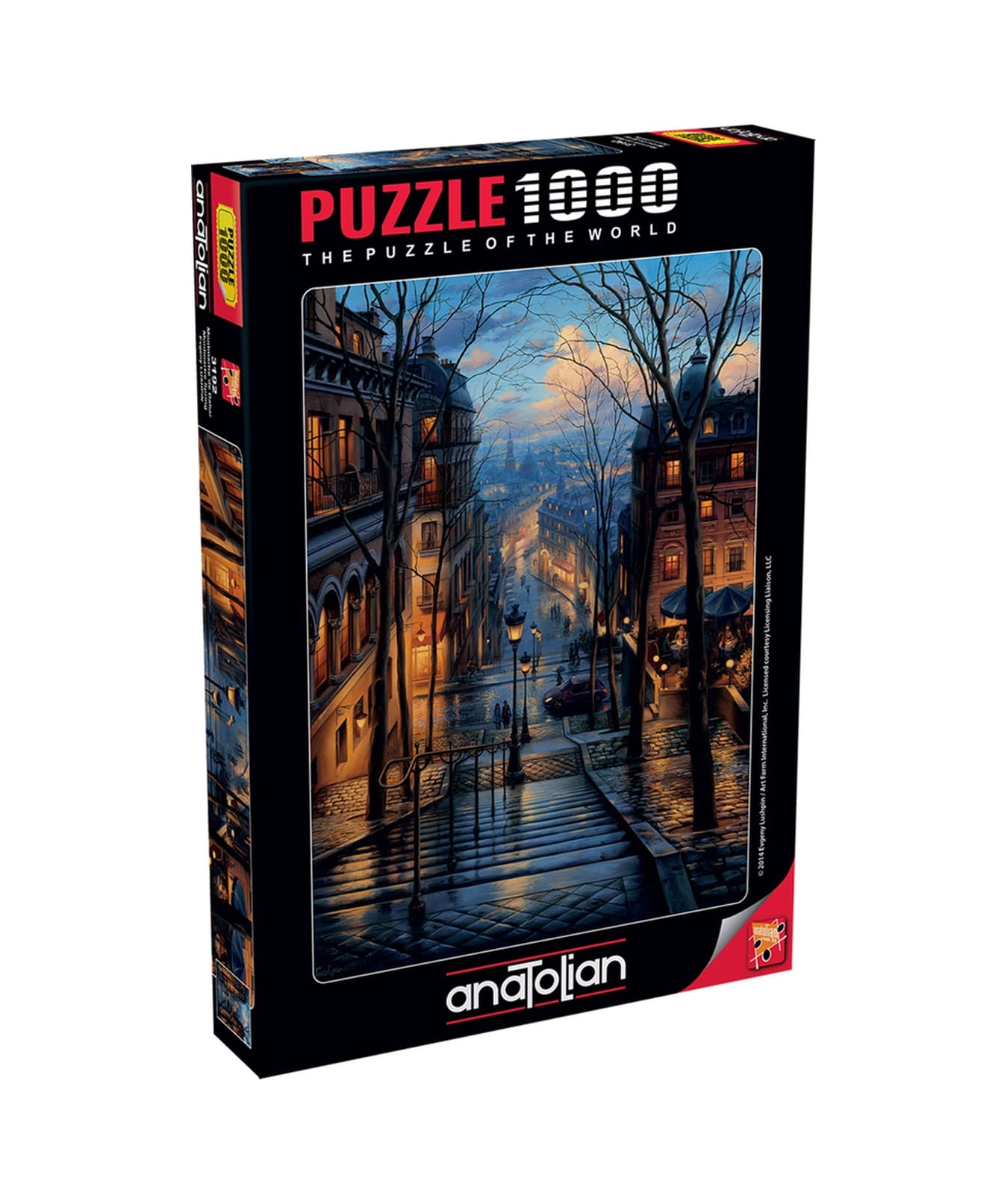 Anatolian 1000 Parçalık Puzzle - Montmartre'de Bahar 3192