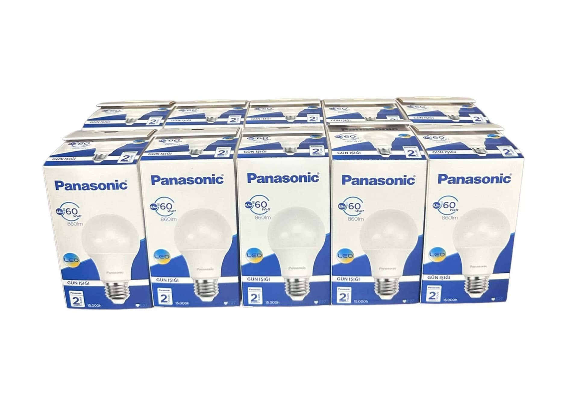 PANASONİC 8.5W E27 4000K GÜNIŞIĞI LED AMPUL 10 ADET