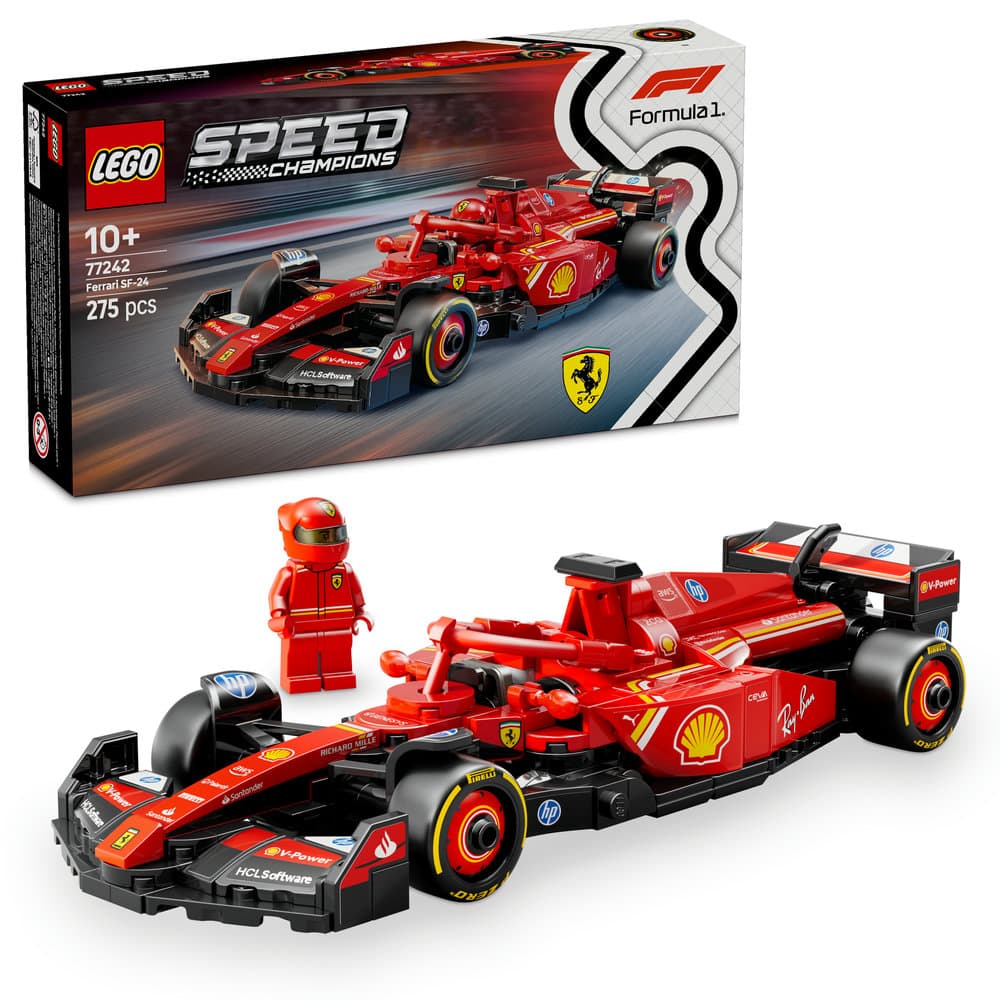 LEGO® 77242 Speed Champions Ferrari SF-24 F1® Yarış Arabası (275 Parça)
