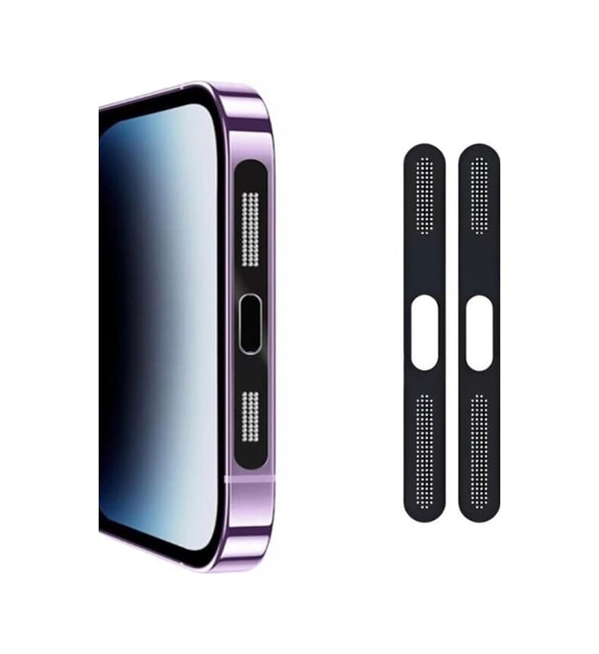 Ally Apple Uyumlu iPhone 14 Anti-dust Toz Ve Kir Önleyici Sticker 2 Adet