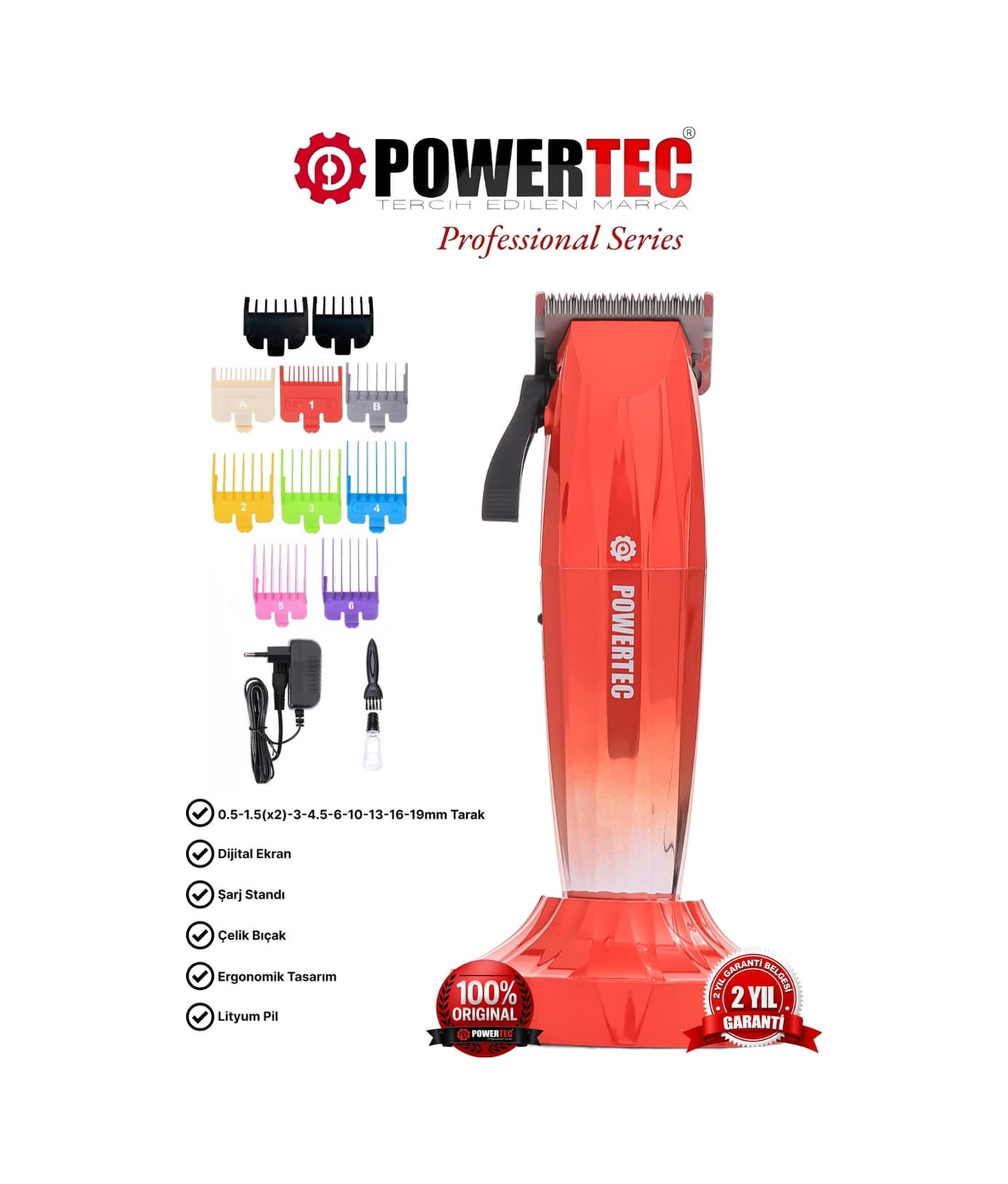 Powertec TR-8800 Saç Tıraş Makinesi