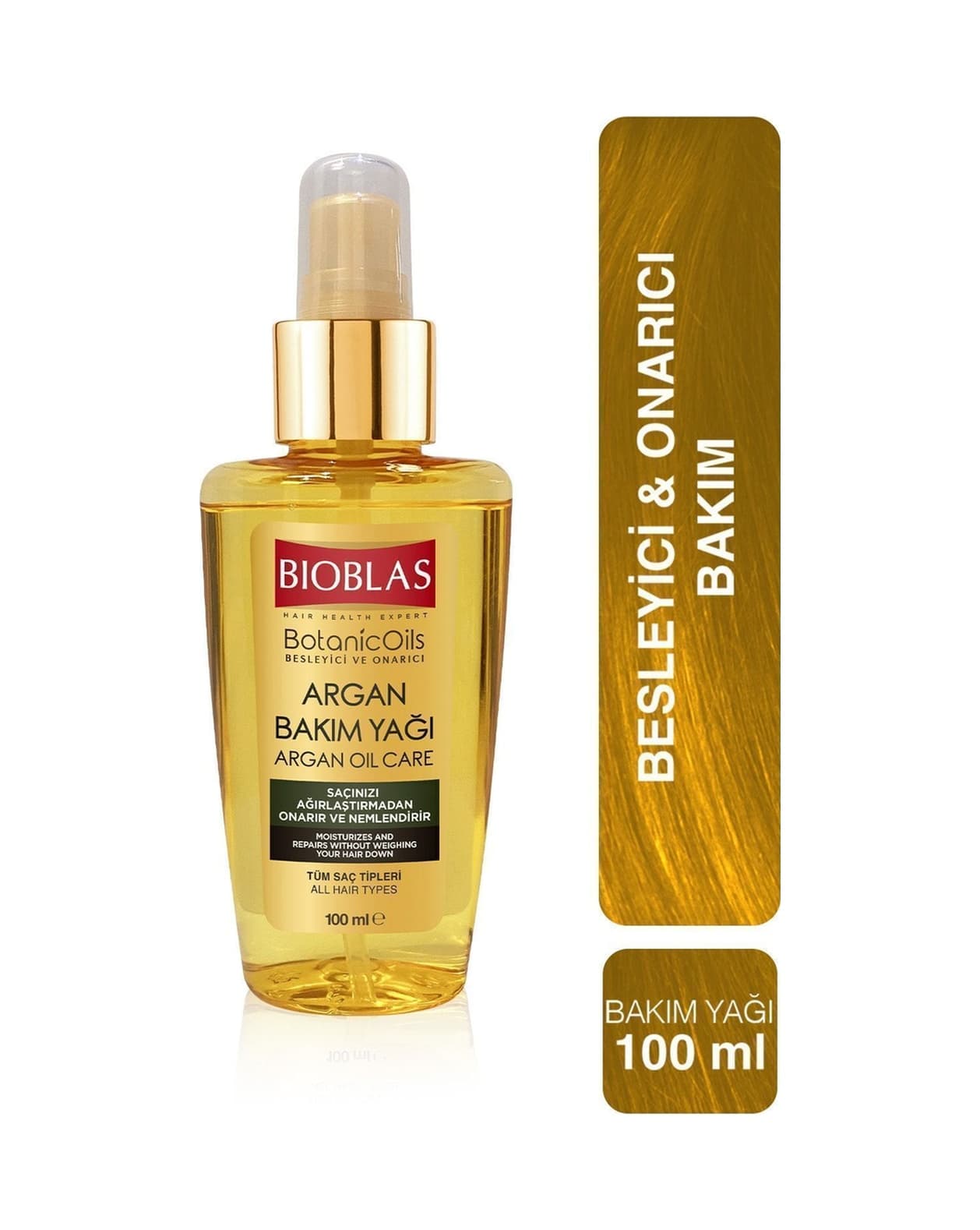 Bioblas Botanic Oils Argan Bakım Yağı 100 Ml Besleyici, Onarıcı, Argan Yağı