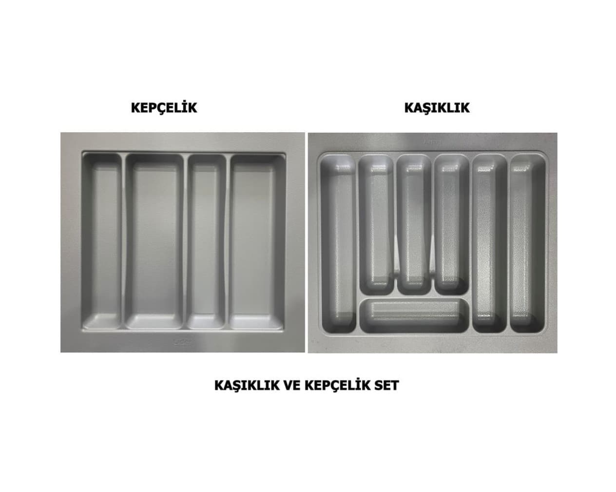 LİDER 55*49 Çekmece İçi Kepçelik ve 55*49 Kaşıklık İkili Set