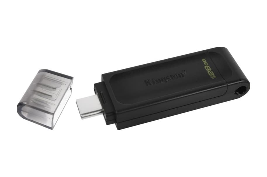 Kingston DT70/128GB 128G B USB Type-C 3.2 Gen 1 Flash Bellek