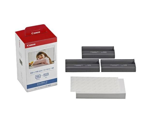 Canon Cp-108 Selphy Cp Serisi için 10X15 Kağıt Kartuş Set