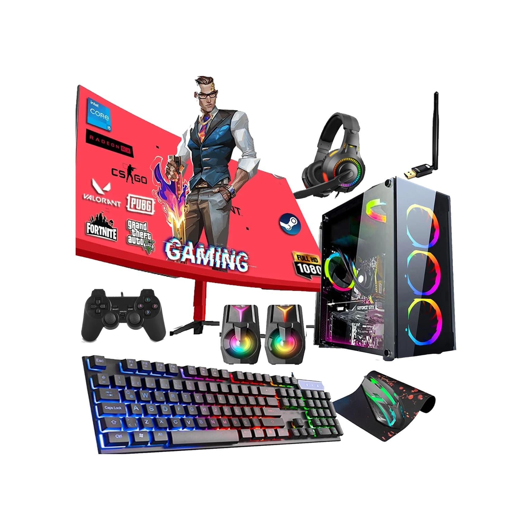 DMC N68X i7-3770 16 GB 500 GB HDD+ 256 GB SSD 4 GB GT 740 23.8" Masaüstü Oyuncu Bilgisayarı