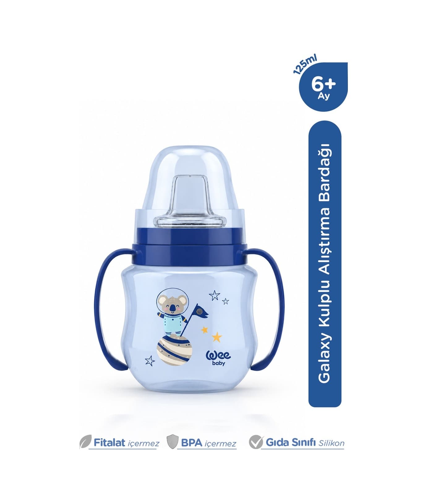 Wee Baby Galaxy Bardak 125 ML Mavi