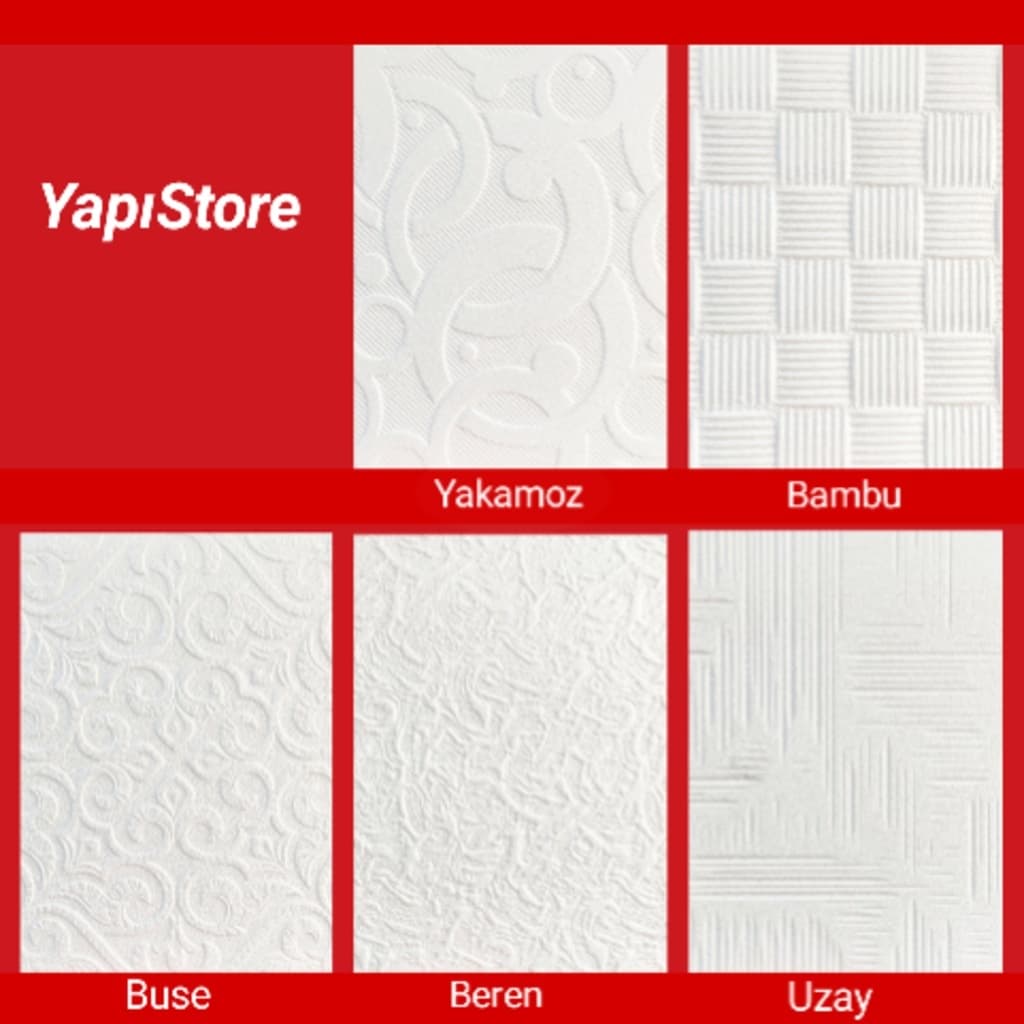 Stropiyer Tavan & Duvar Kaplama Paneli 1.Kalite 7.Farklı Model