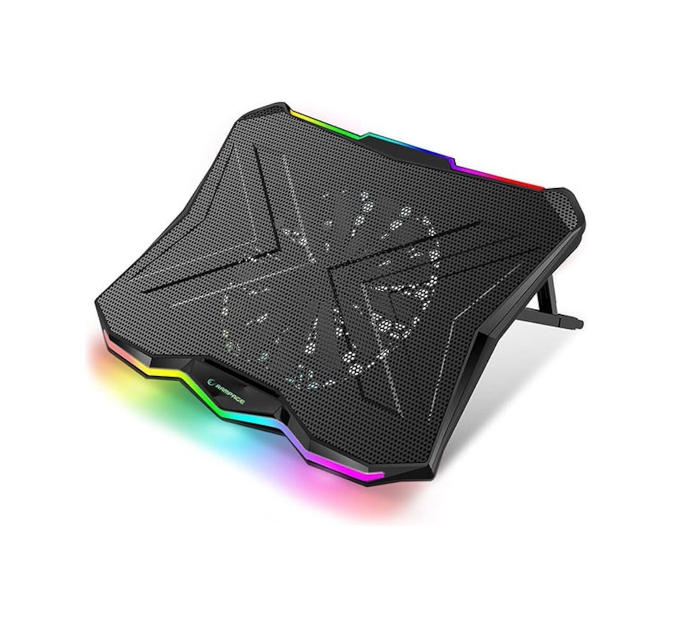 Rampage AD-RC8 Showy 15" - 17" RGB Tek Fanlı Notebook Soğutucu