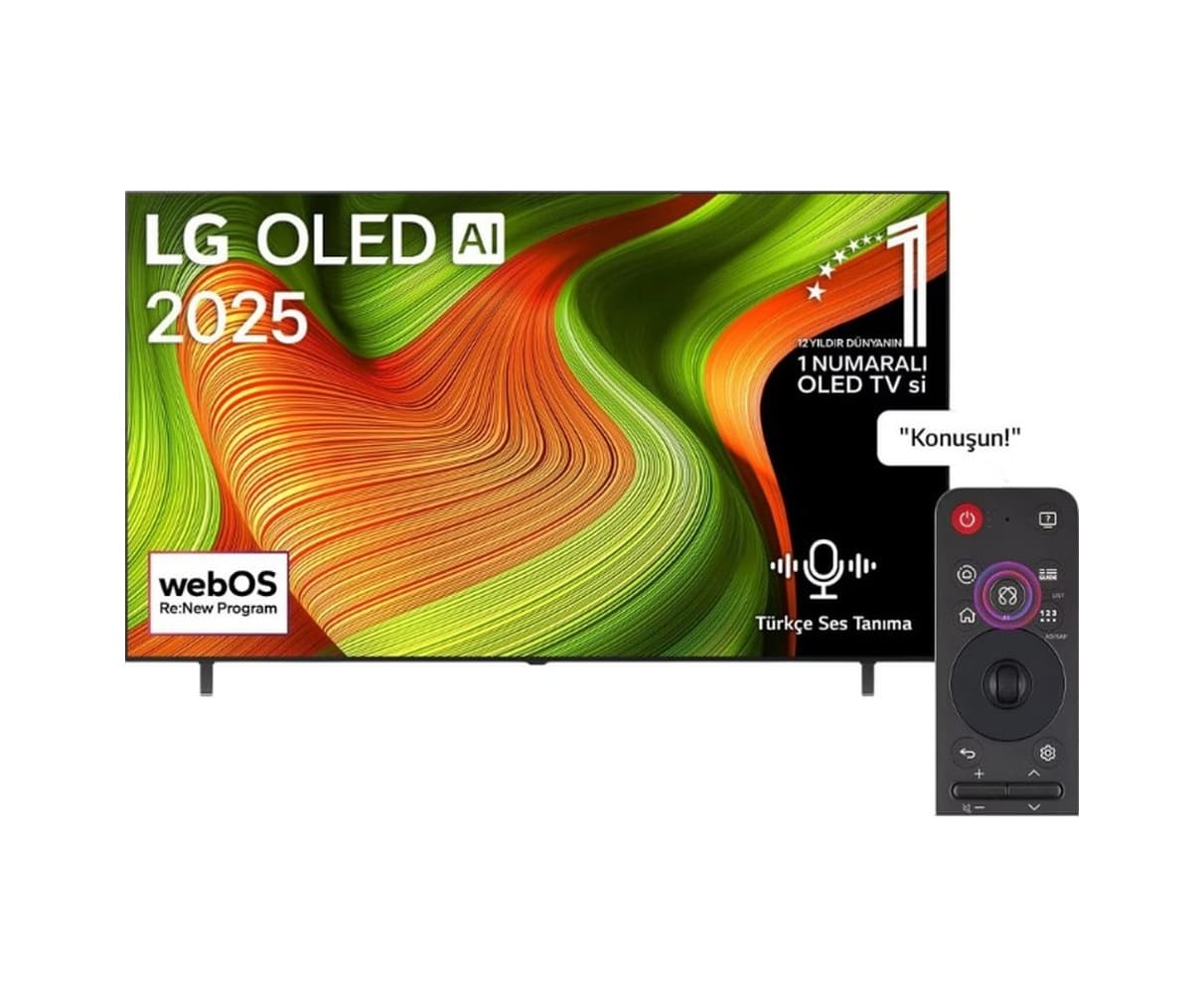 LG OLED65B56LA 65'' 165 Ekran Uydu Alıcılı 4K Ultra HD Smart webOS OLED TV