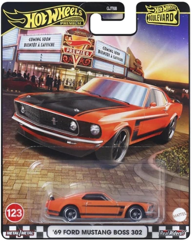 Hot Wheels Boulevard Premium Arabalar 69 Ford Mustang Boss 302 Jb Çok Renkli