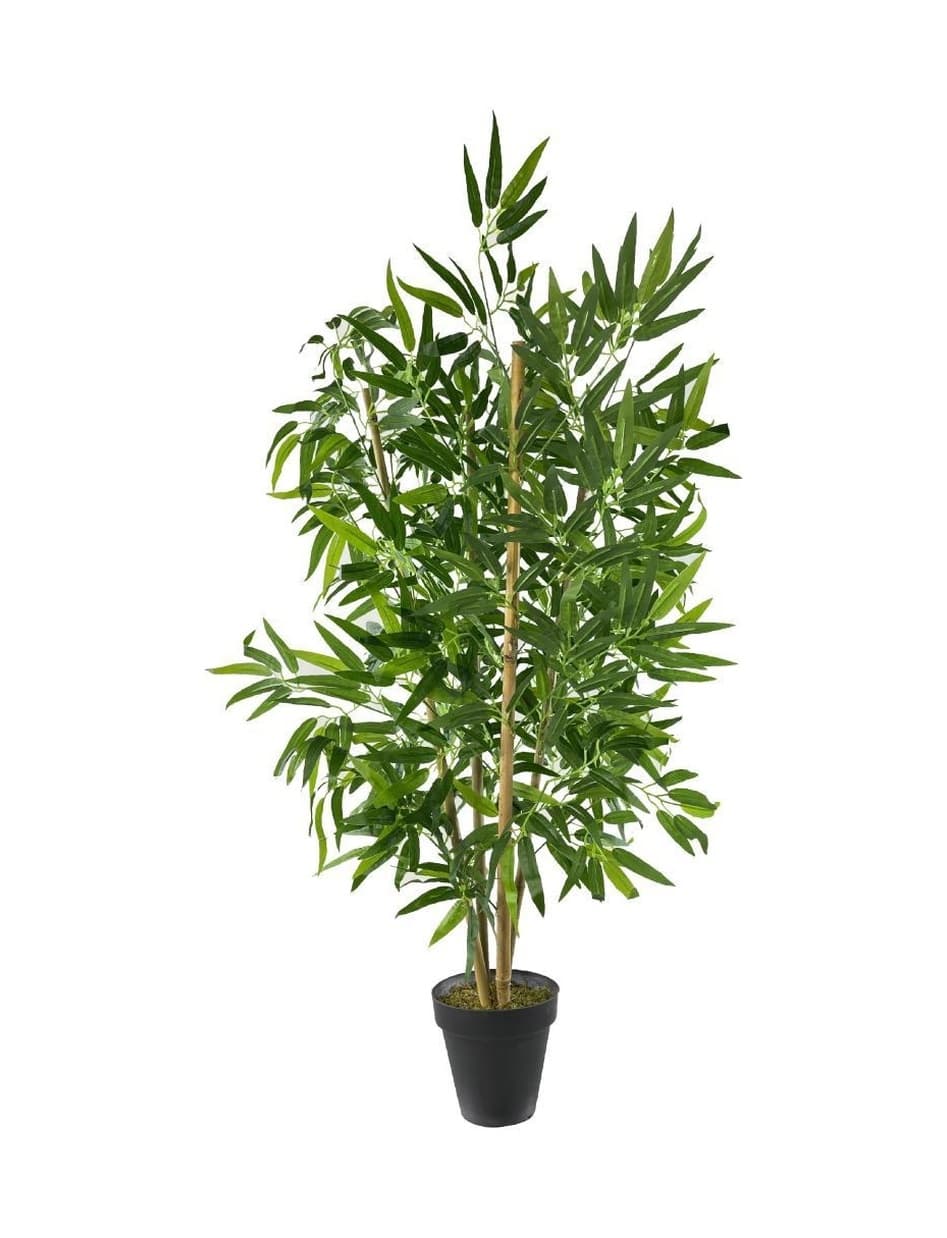 Yapay Ağaç 4 Gövdeli Bambu Ağacı 110Cm 1.Kalite Yapay Çiçek