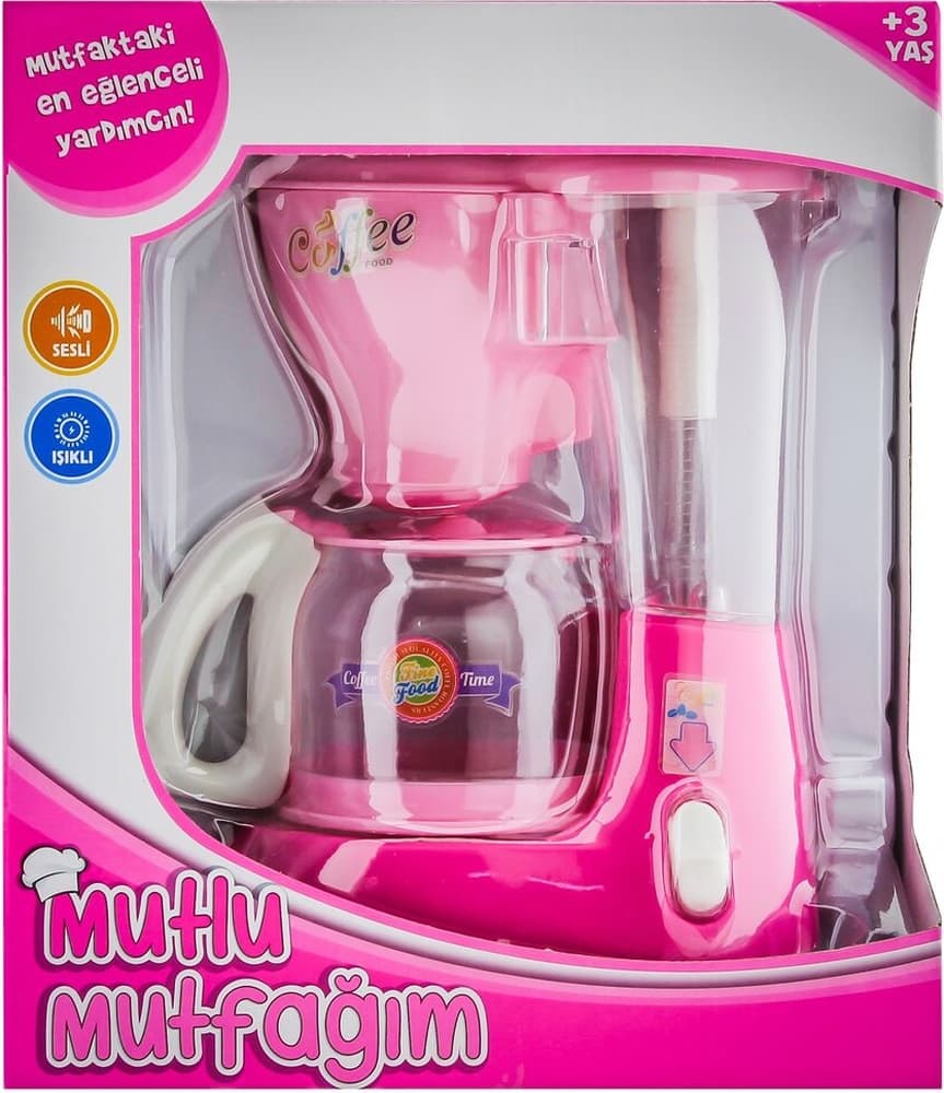 Mini Kahve Makinesi Açık Pembe