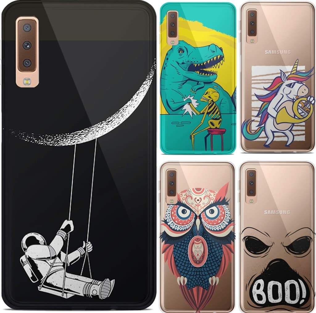 Samsung Galaxy Uyumlu A7 2018 Kilif Desenli Resimli Silikon 287411750