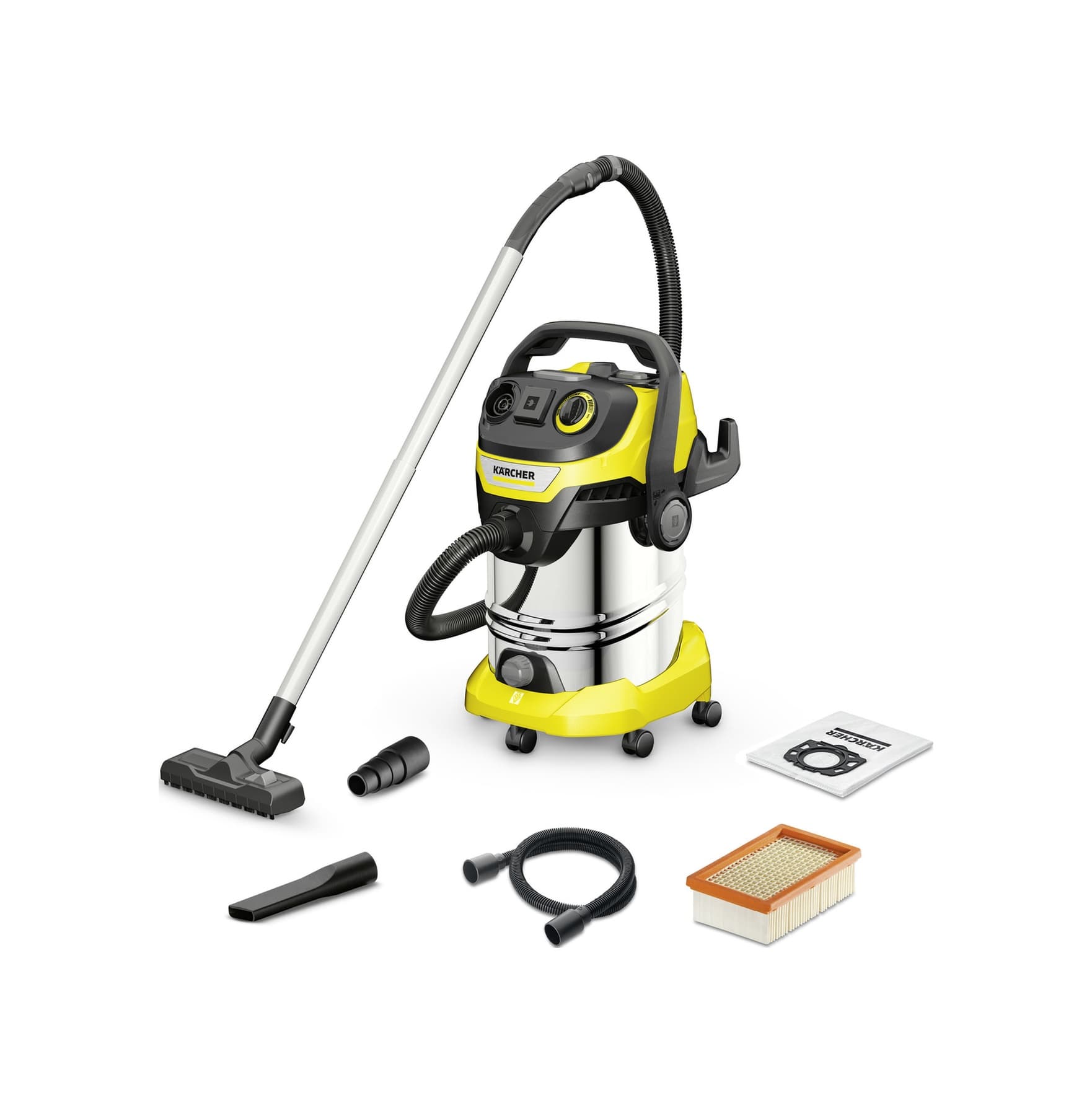 Karcher Wd 6 EU 1.628-360.0 S V-30/8/22/t (YSY) 1300 W Islak Kuru Elektrikli Süpürge