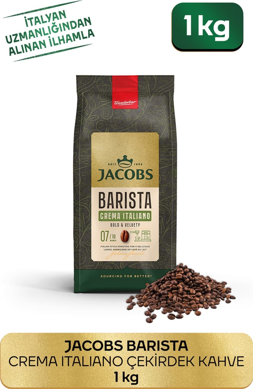 Jacobs Barista Editions Çekirdek Kahve Crema Italiano 1 KG