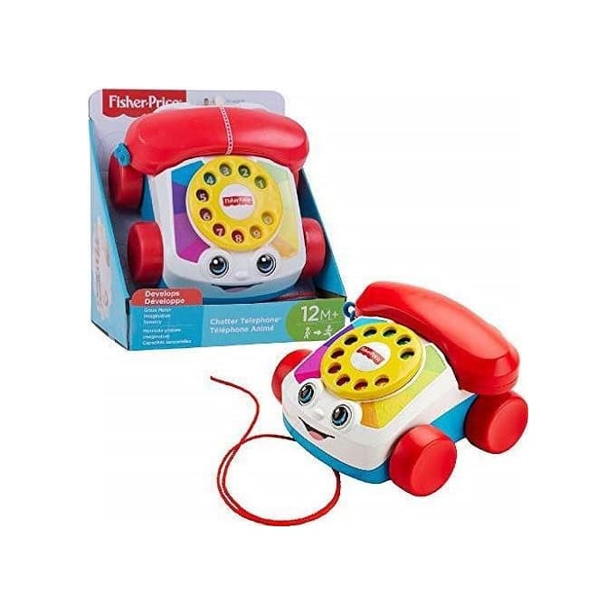 Fisher-Price Eğitici Geveze Telefon Sürüklenebilir Klasik Telefon FGW66