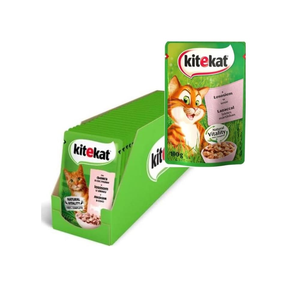 Kitekat Somonlu Yaş Kedi Maması Pouch 85 Gr X 28 Adet