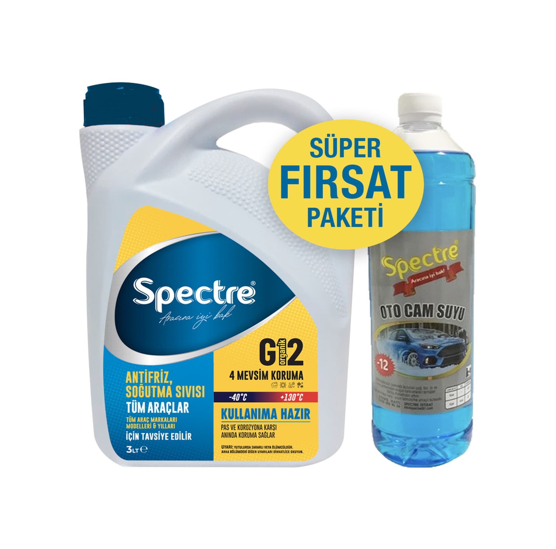 Spectre G12 Mavi Süper -40 Antifriz Kışlık Cam Suyu N11.259